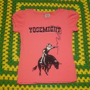 Yosemite Shirt vintage Sloth Riding Horse Lasso